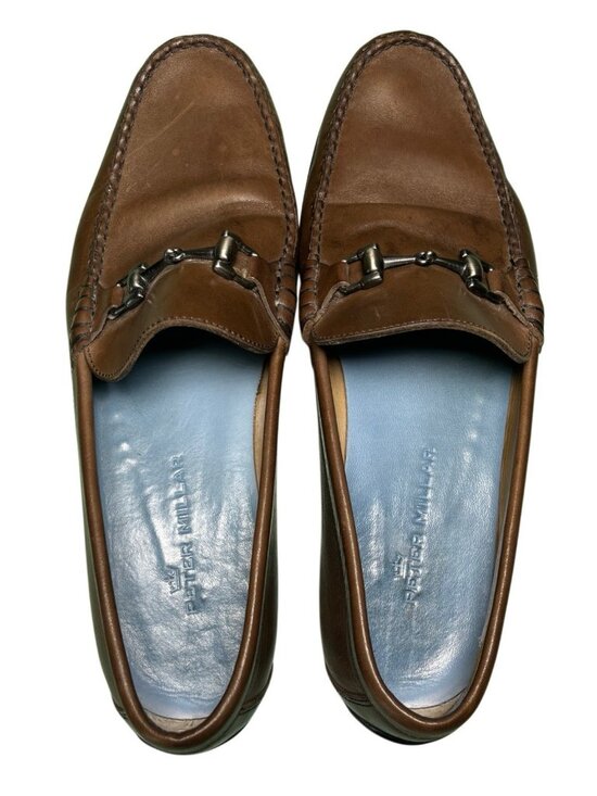 Peter Millar Crown Horse Bit Driving Loafers Brown MEOF11 Mens 9.5M Brazil 17643 main image 5